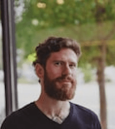 Portrait image of a beard man