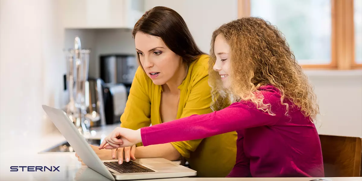 Parents learning online safety